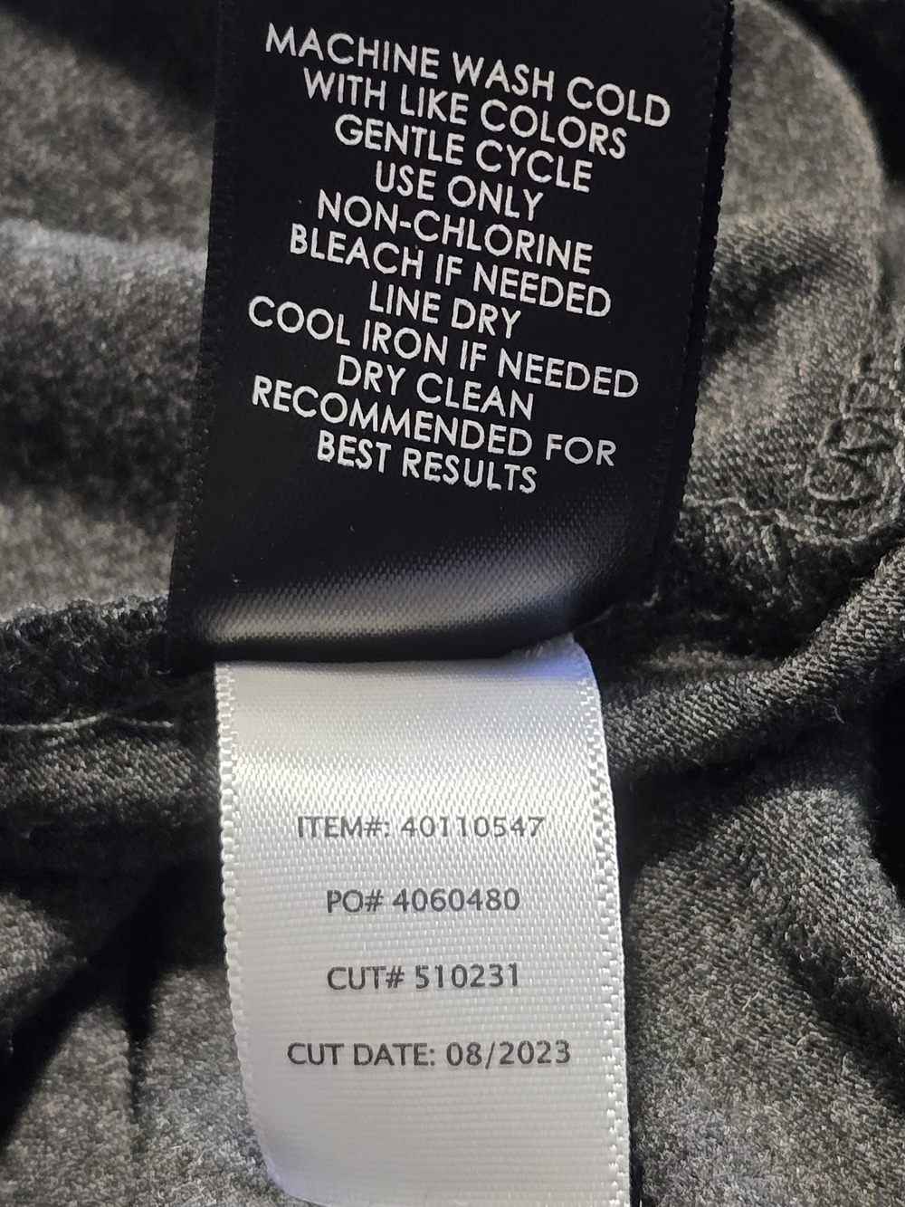 Torrid Midi Jersey Cross Back Slit Skirt Charcoal Heather Grey Size 0, L, 12 NEW - Picture 12 of 12